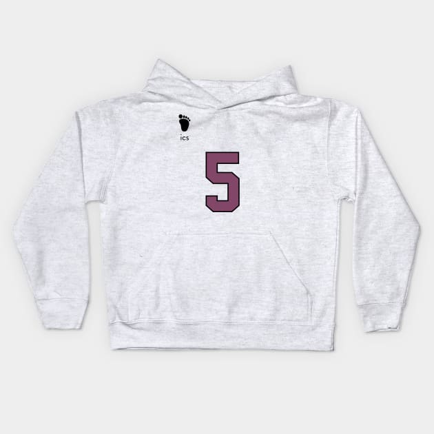 Shiratorizawa Academy - Satori Tendo Jersey Kids Hoodie by KimKim